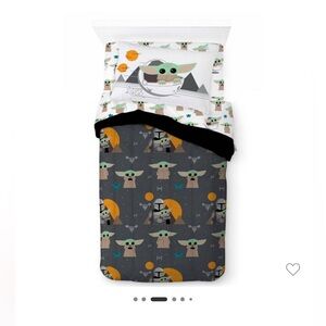 Mandalorian Baby Yoda “bed in a bag” set - Twin